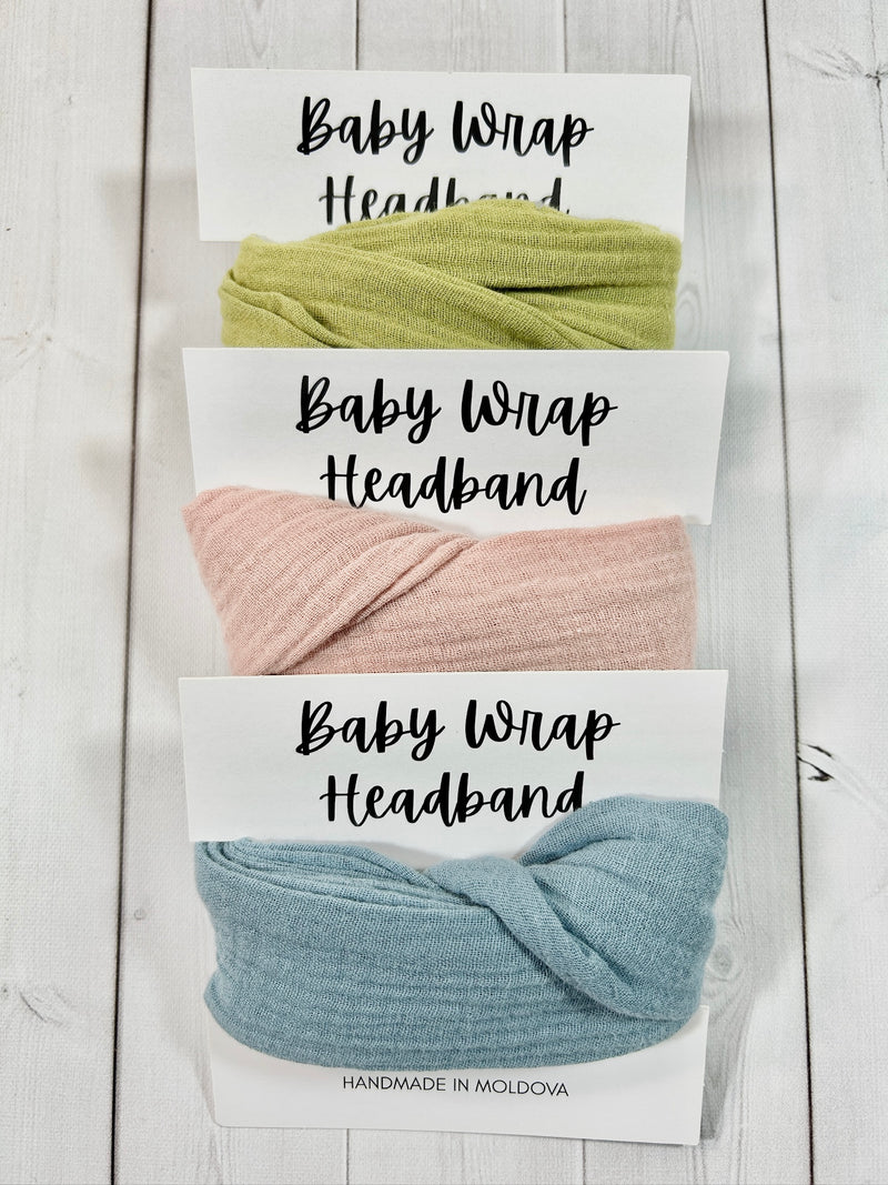 Muslin Baby Wrap Headband