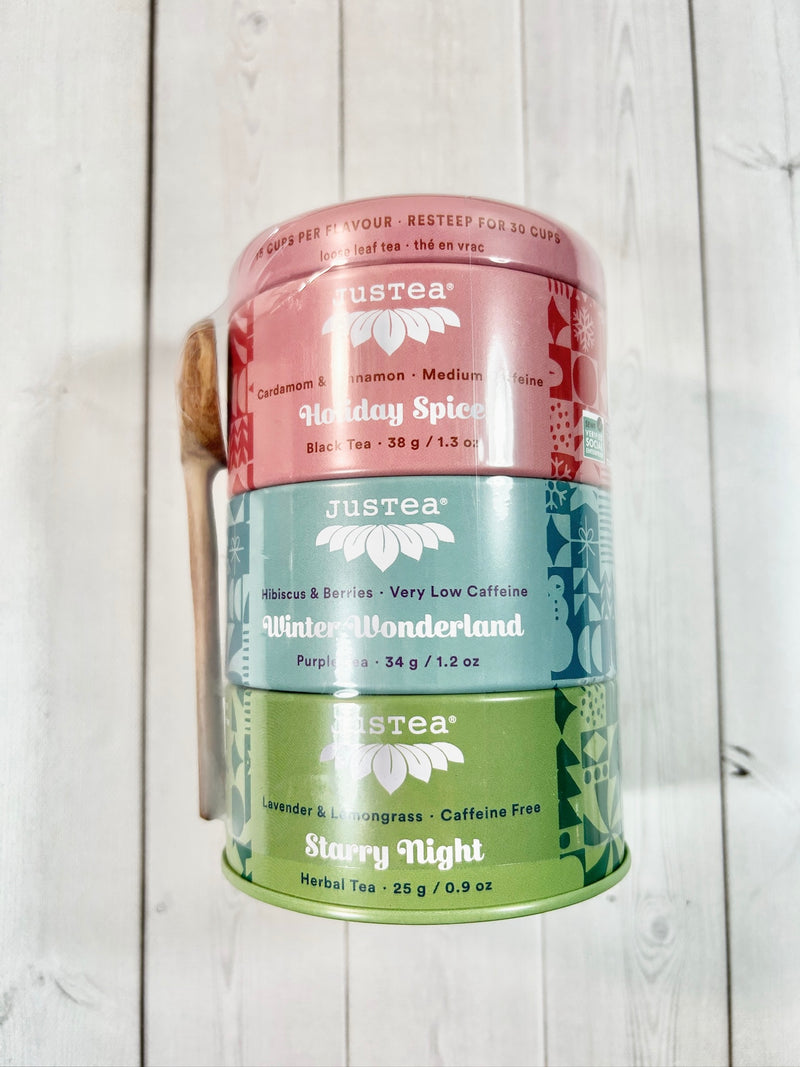 JusTea Holiday Teas Trio