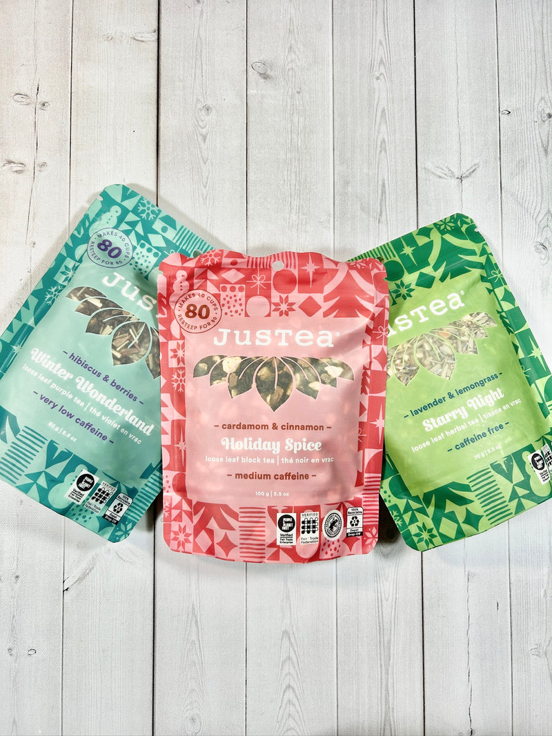 JusTea Holiday Teas