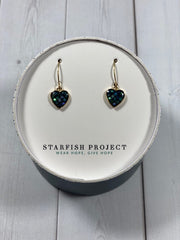 Azure Heart Earrings