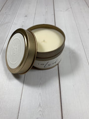 I am Loved Tin Candle