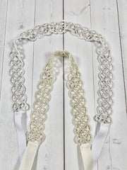 Embroidered Bridal Belt/Headband