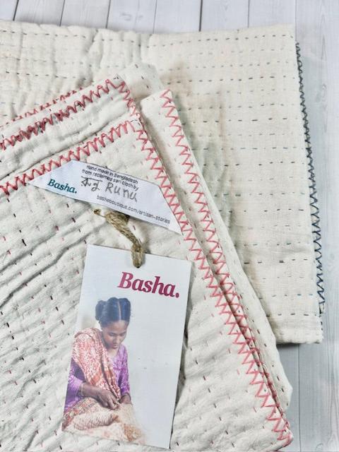 Hand-stitched  Kantha Blanket