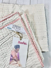 Hand-stitched  Kantha Blanket