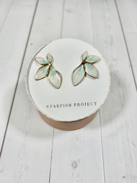 Mint Leaf Earrings