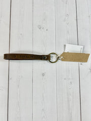 Where You Go Leather Keychain