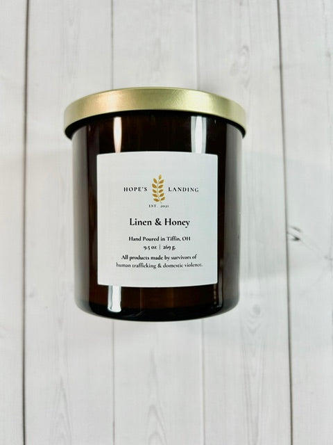 Linen and Honey Candle