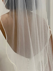 Seed Pearl Edge Veil