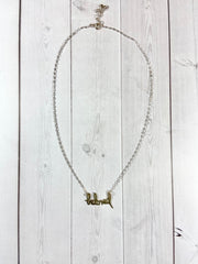 Beloved Hand Cut Necklace